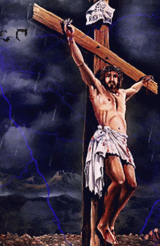 Umierający Pan Jezus na Krzyżu